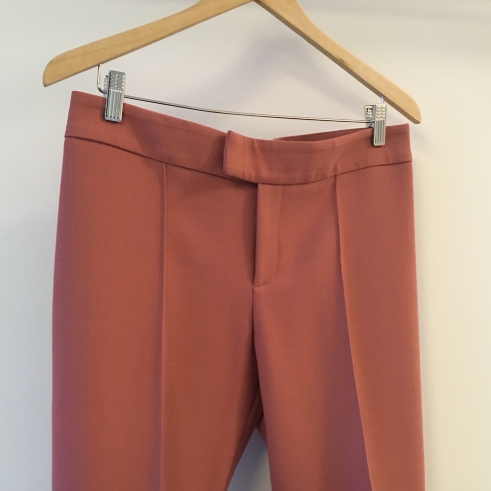 Smythe Pink Pantsuit Trousers pants in bisque Size 8 - Picture 10 of 11